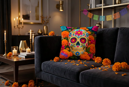 Siempre en Nuestro Corazón, Día de los Muertos Pillow