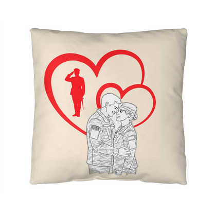 Love Through Service - pillow