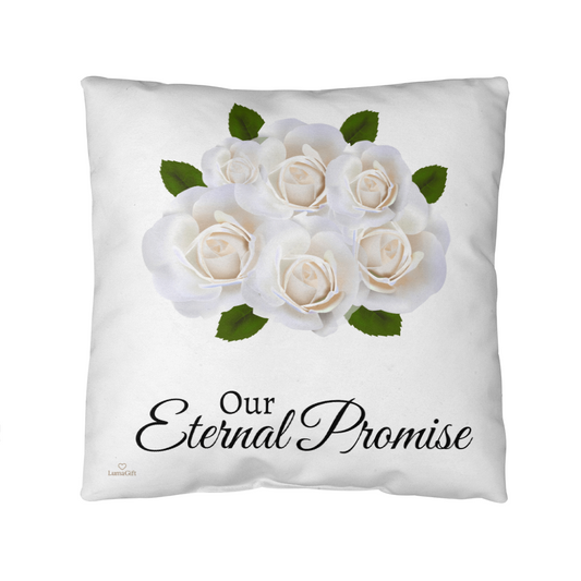 Our Eternal Love (White Roses - celebrates marriage & engagement)