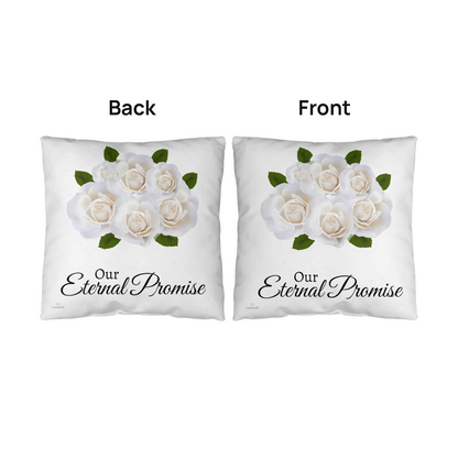 Our Eternal Love (White Roses - celebrates marriage & engagement)