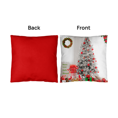 Merry Christmas Tree Gifts Pillow