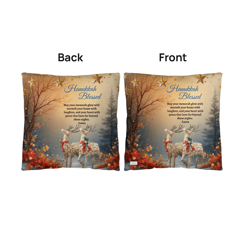 Hanukkah Blessing - Pillow