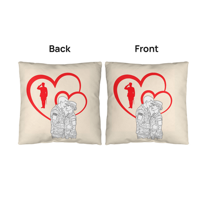 Love Through Service - pillow