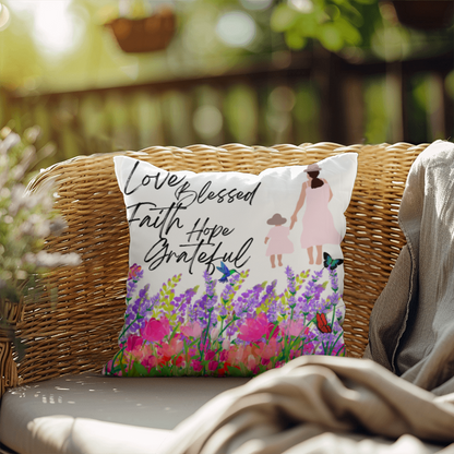 Love, Blessed, Faith, Hope, Grateful