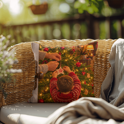 Treasured Moments — Christmas Decorative Pillow