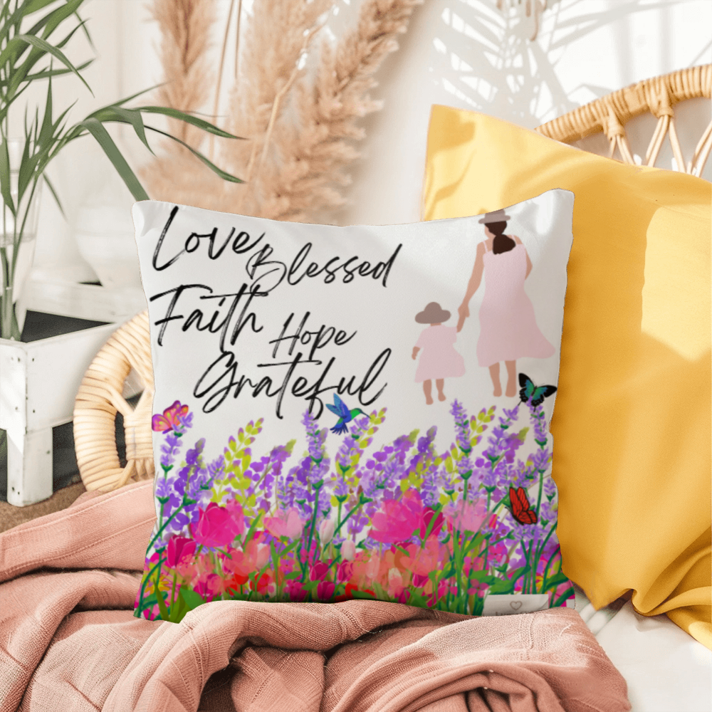 Love, Blessed, Faith, Hope, Grateful