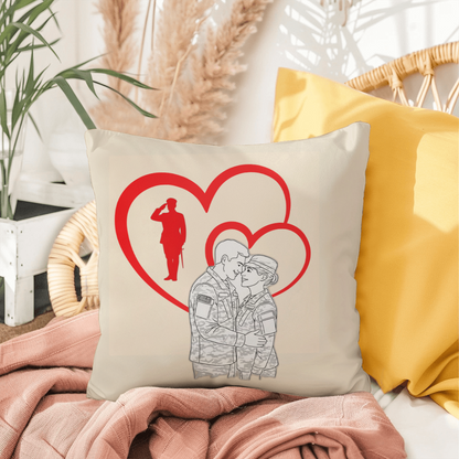 Love Through Service - pillow