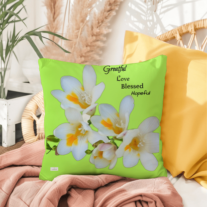 Grateful, Love, Blessed Hopeful (Lemon)