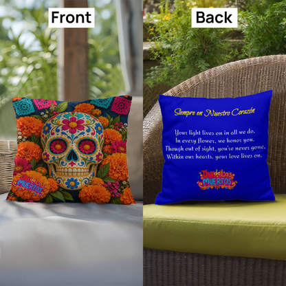 Siempre en Nuestro Corazón, Día de los Muertos Pillow