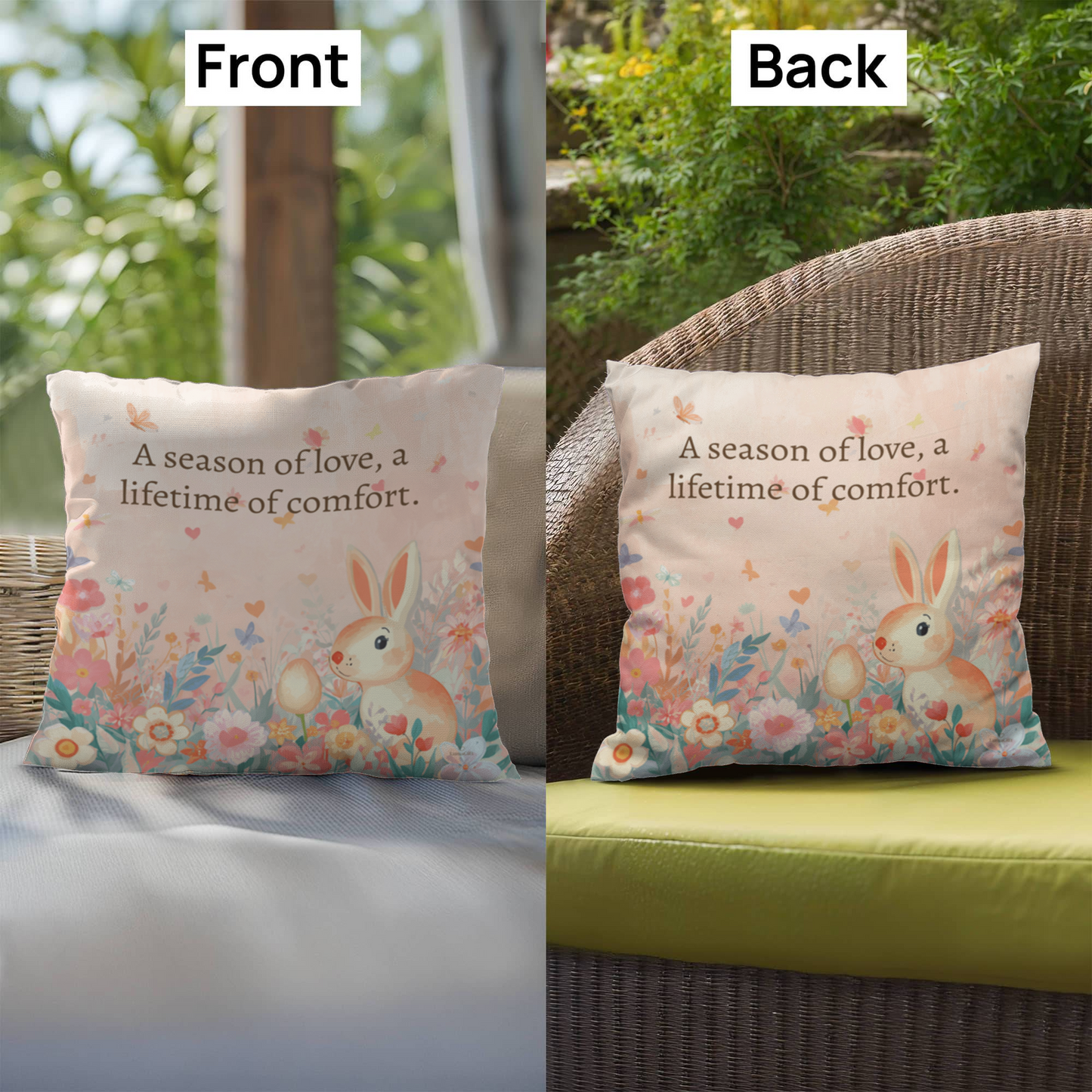 A Season of Love – Comfort Bunny Pillow