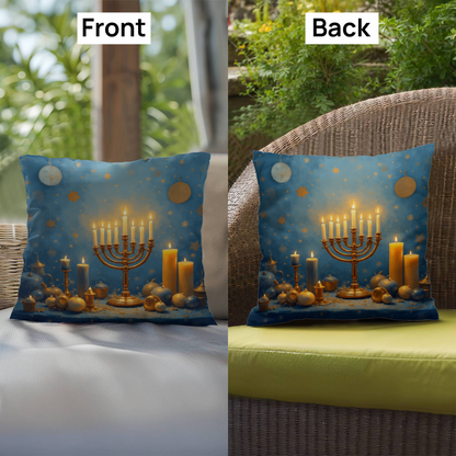 Hanukkah - faith, resilience, and light in the darkness pillow
