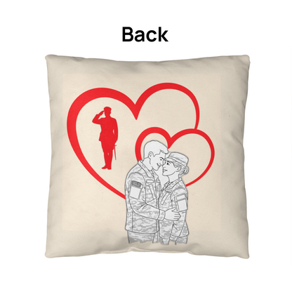 Love Through Service - pillow