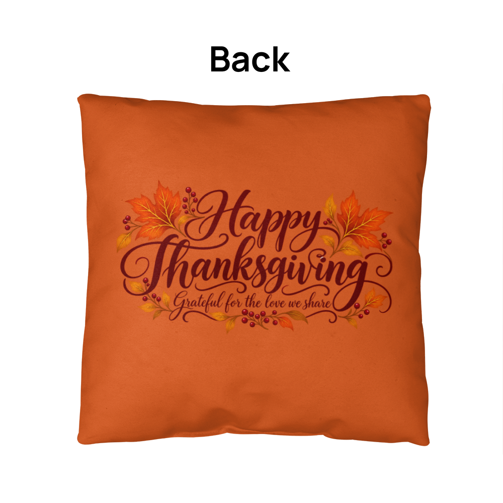 Thank You, God — Thanksgiving Decorative Pillow