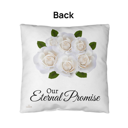 Our Eternal Love (White Roses - celebrates marriage & engagement)