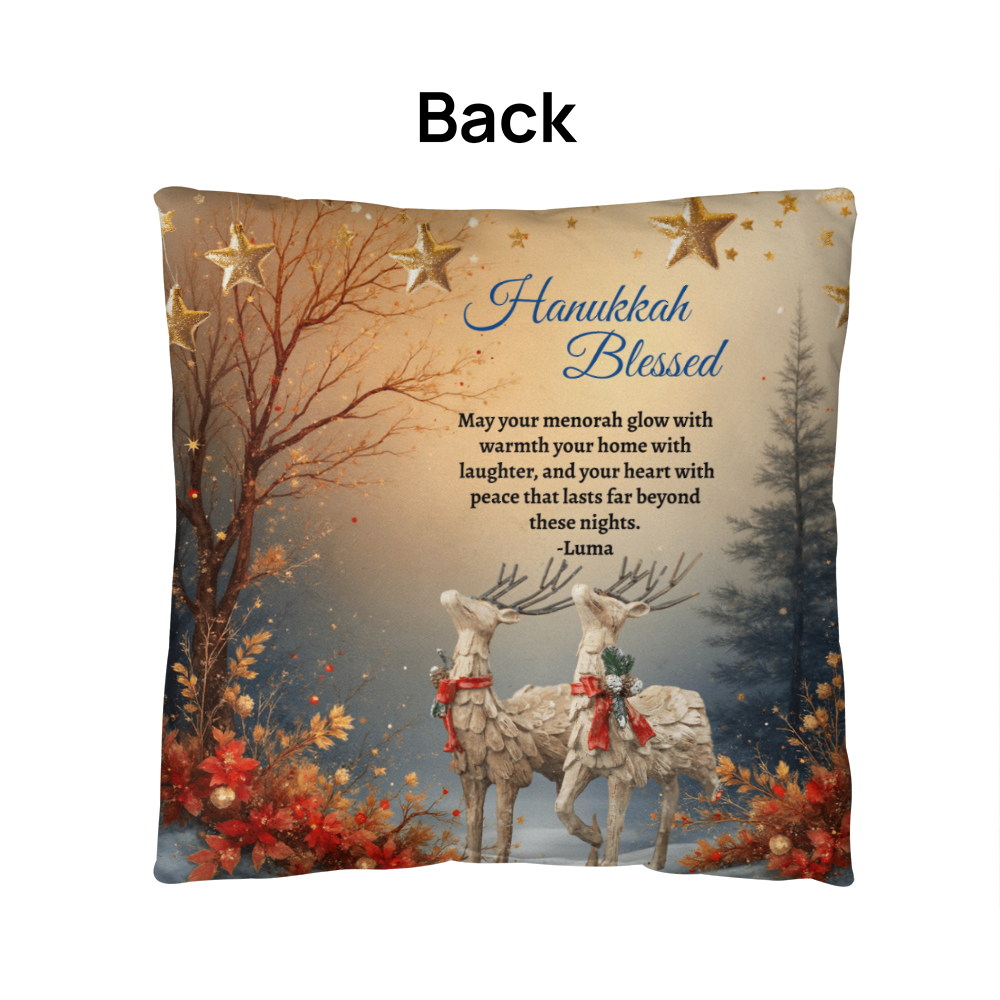 Hanukkah Blessing - Pillow
