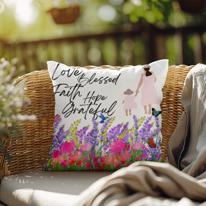 Love, Blessed, Faith, Hope, Grateful