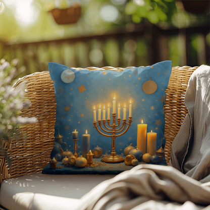 Hanukkah - faith, resilience, and light in the darkness pillow