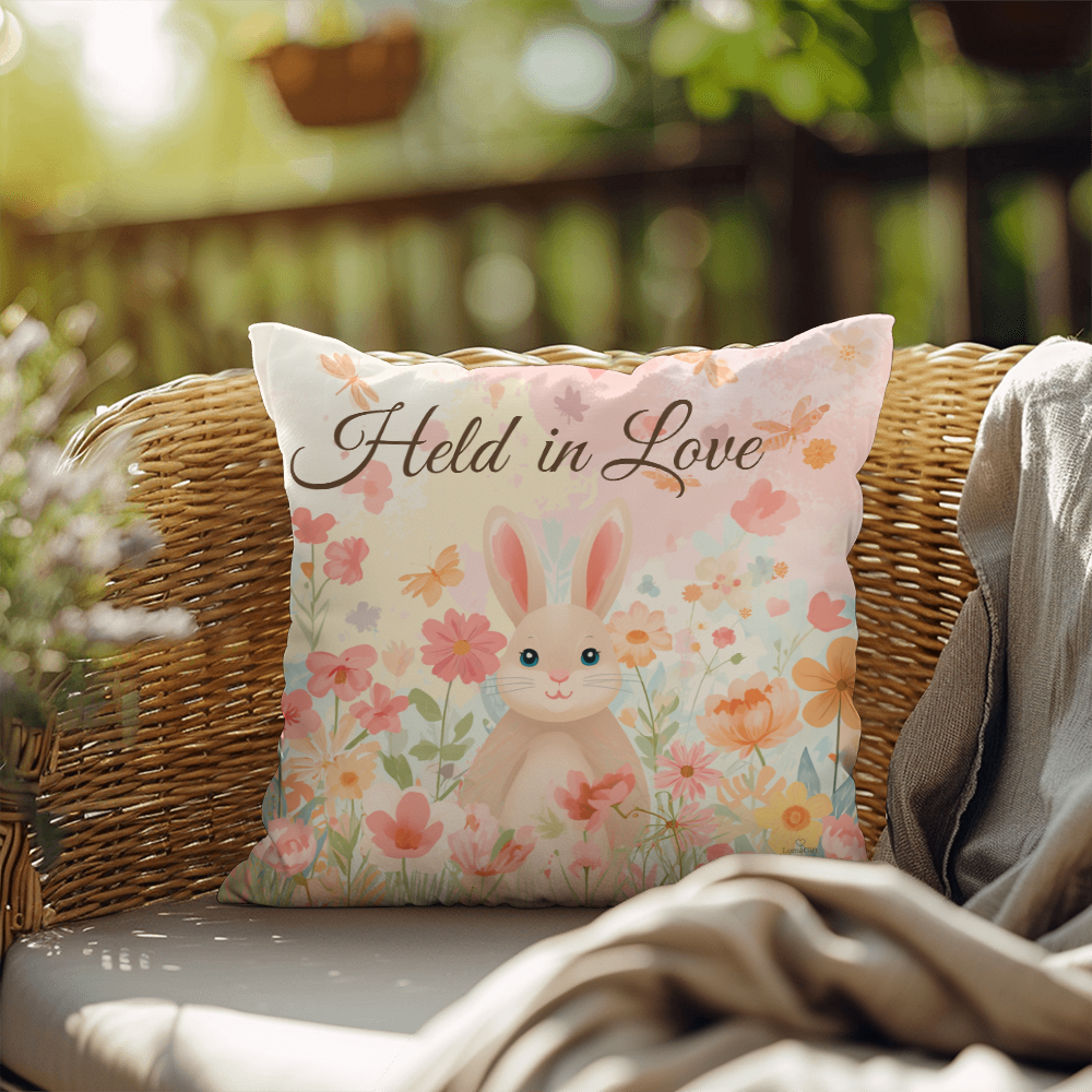 Held in Love – Decorative Throw Pillow
