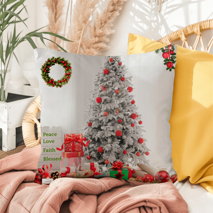 Merry Christmas Tree Gifts Pillow