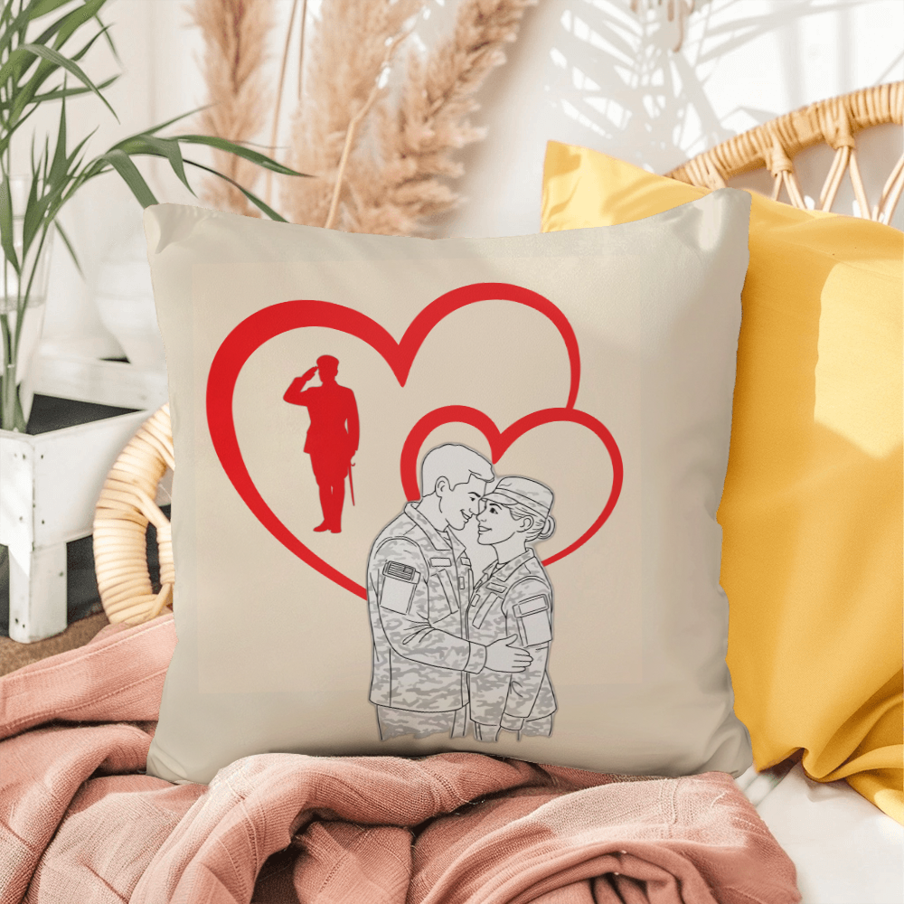 Love Through Service - pillow