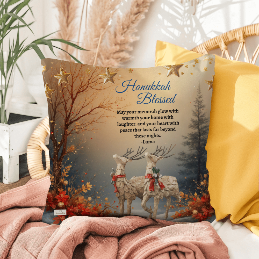 Hanukkah Blessing - Pillow