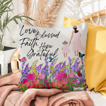 Love, Blessed, Faith, Hope, Grateful