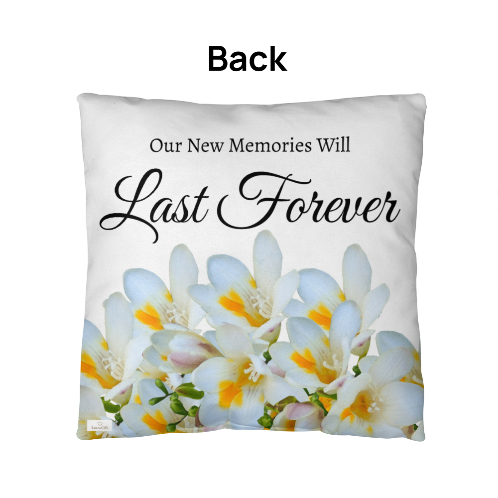 Our New Memories Will Last Forever (White - celebrates marriage & engagement)