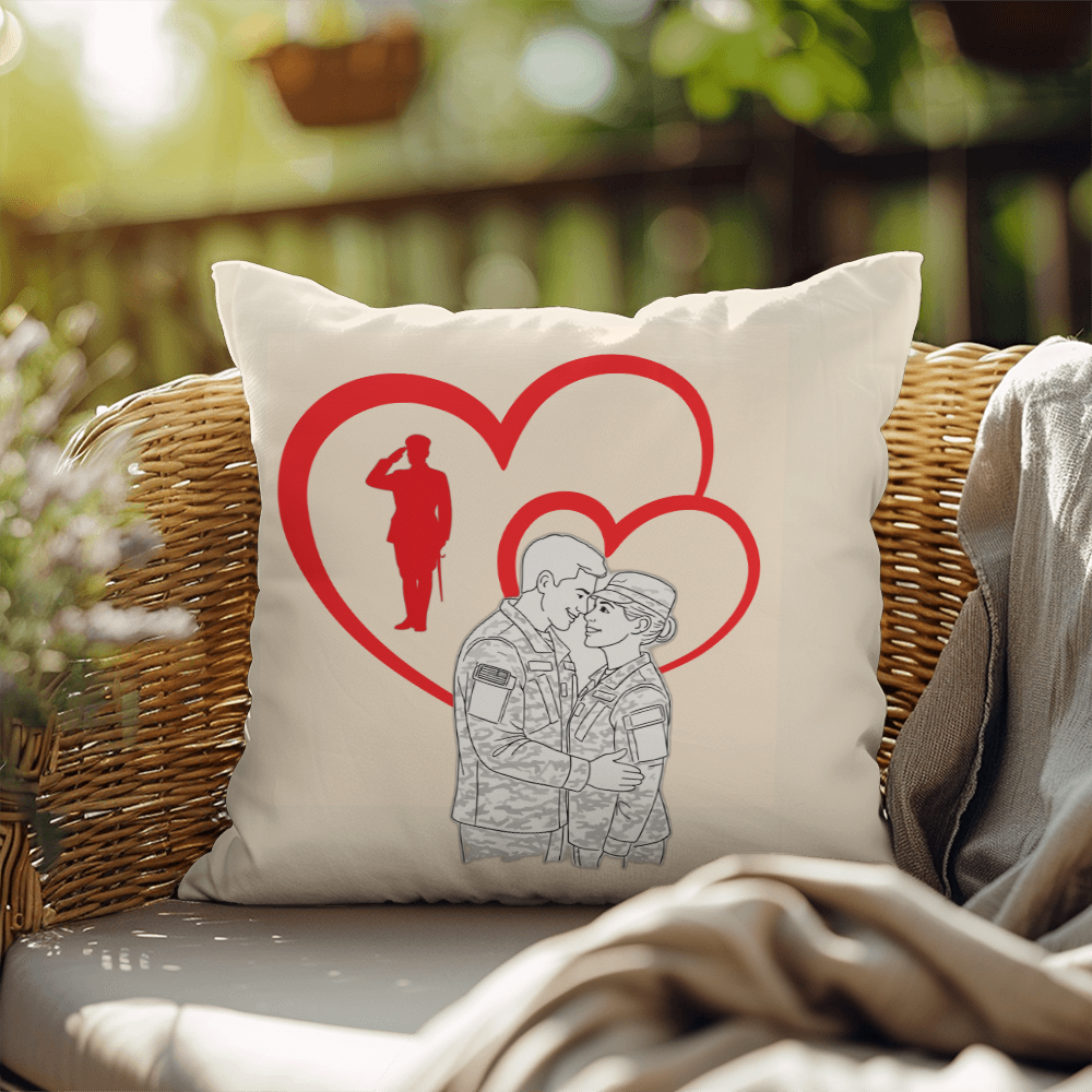 Love Through Service - pillow