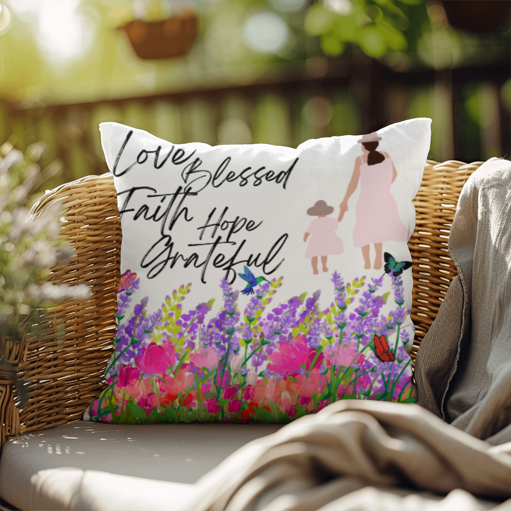 Love, Blessed, Faith, Hope, Grateful