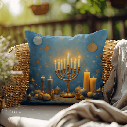 Hanukkah - faith, resilience, and light in the darkness pillow