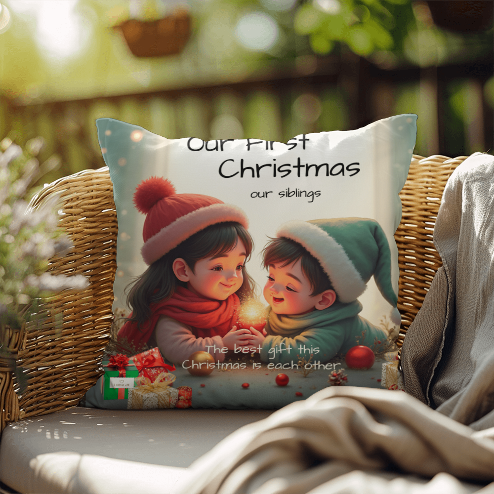 Siblings - Tiny Hearts - Pillow