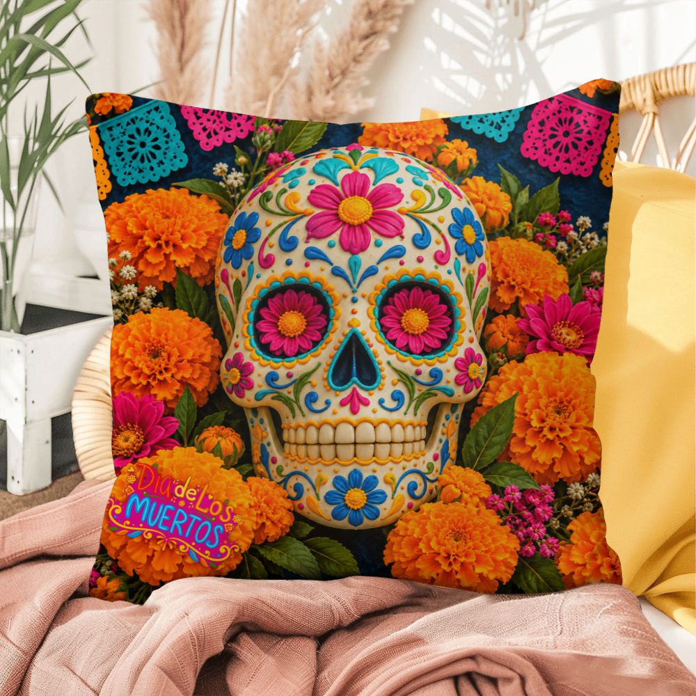 Siempre en Nuestro Corazón, Día de los Muertos Pillow