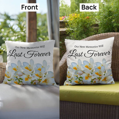 Our New Memories Will Last Forever (White - celebrates marriage & engagement)