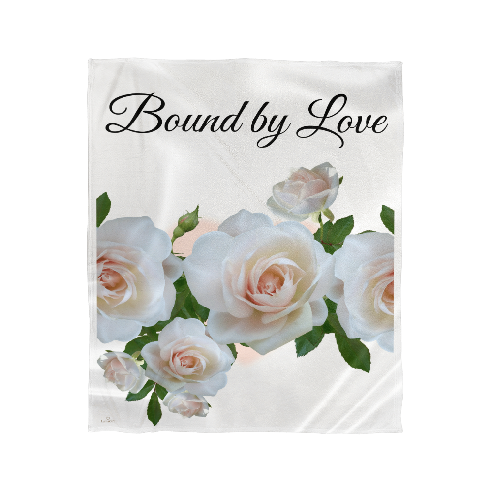 Bound by Love Blanket (White - wedding, engagement, anniversary)