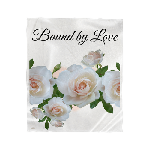 Bound by Love Blanket (White - wedding, engagement, anniversary)