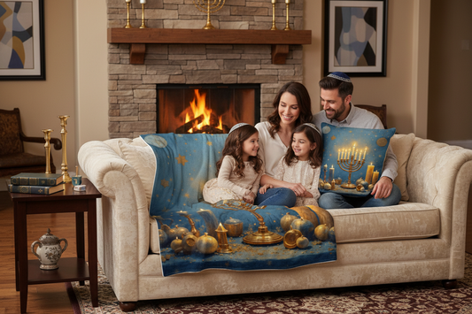 Hanukkah  -  faith, resilience, and light in the darkness Blanket