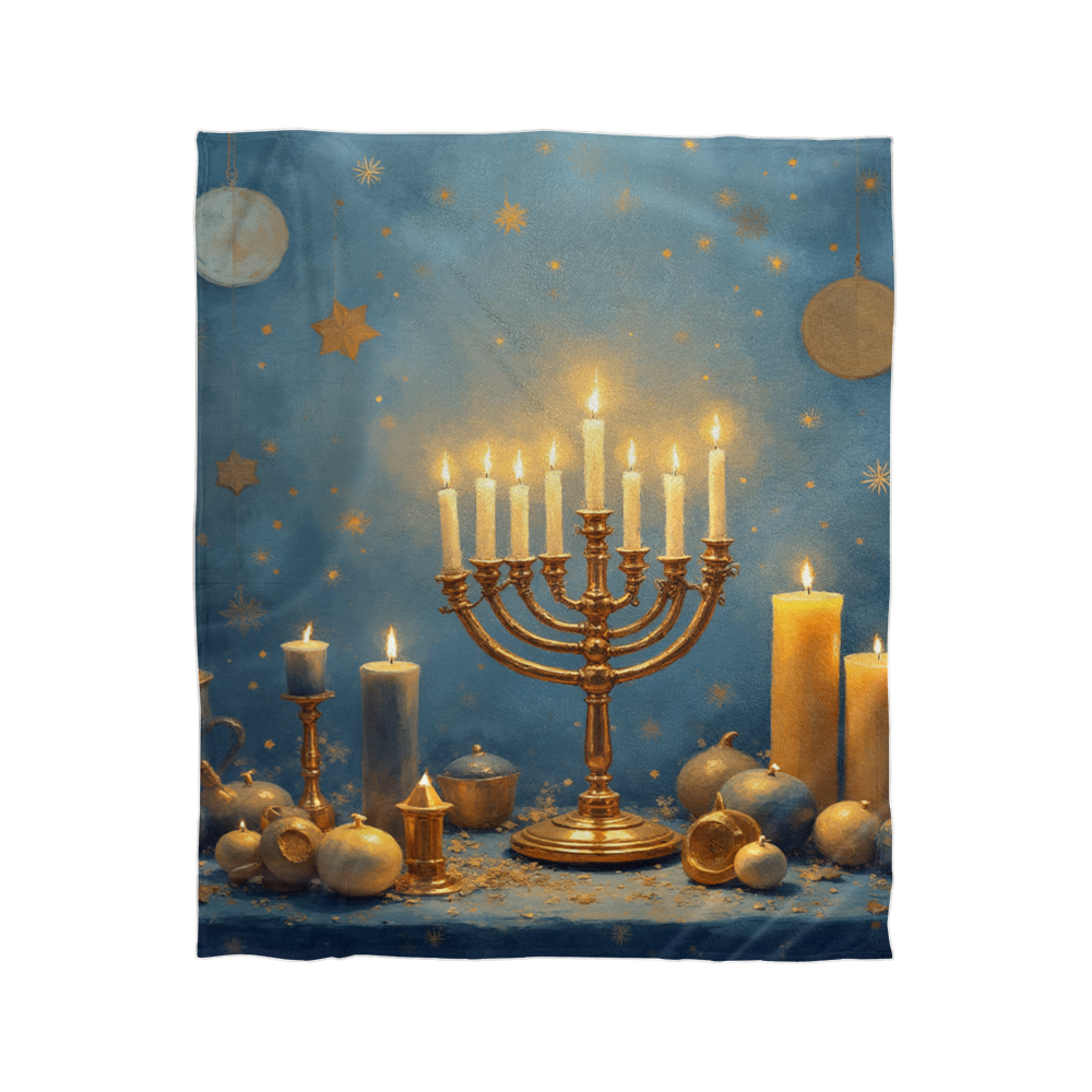 Hanukkah  -  faith, resilience, and light in the darkness Blanket
