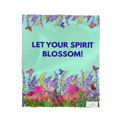 Let Your Spirit Blossom! Blanket