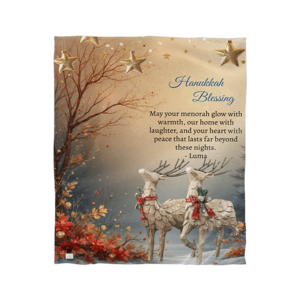 Hanukkah Blessing Blanket