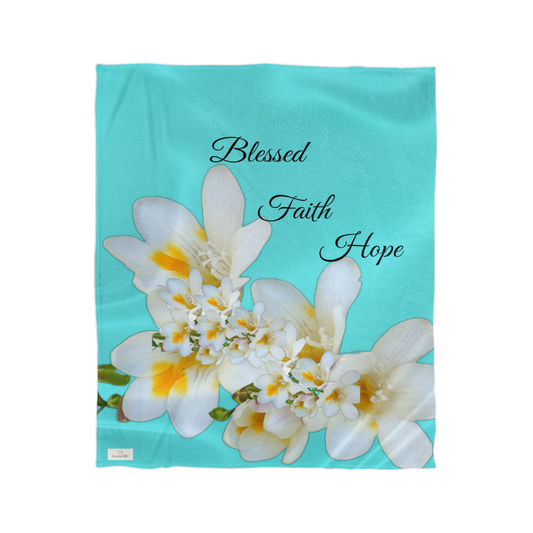 Blessed, Faith, & Hope Blanket