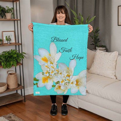 Blessed, Faith, & Hope Blanket