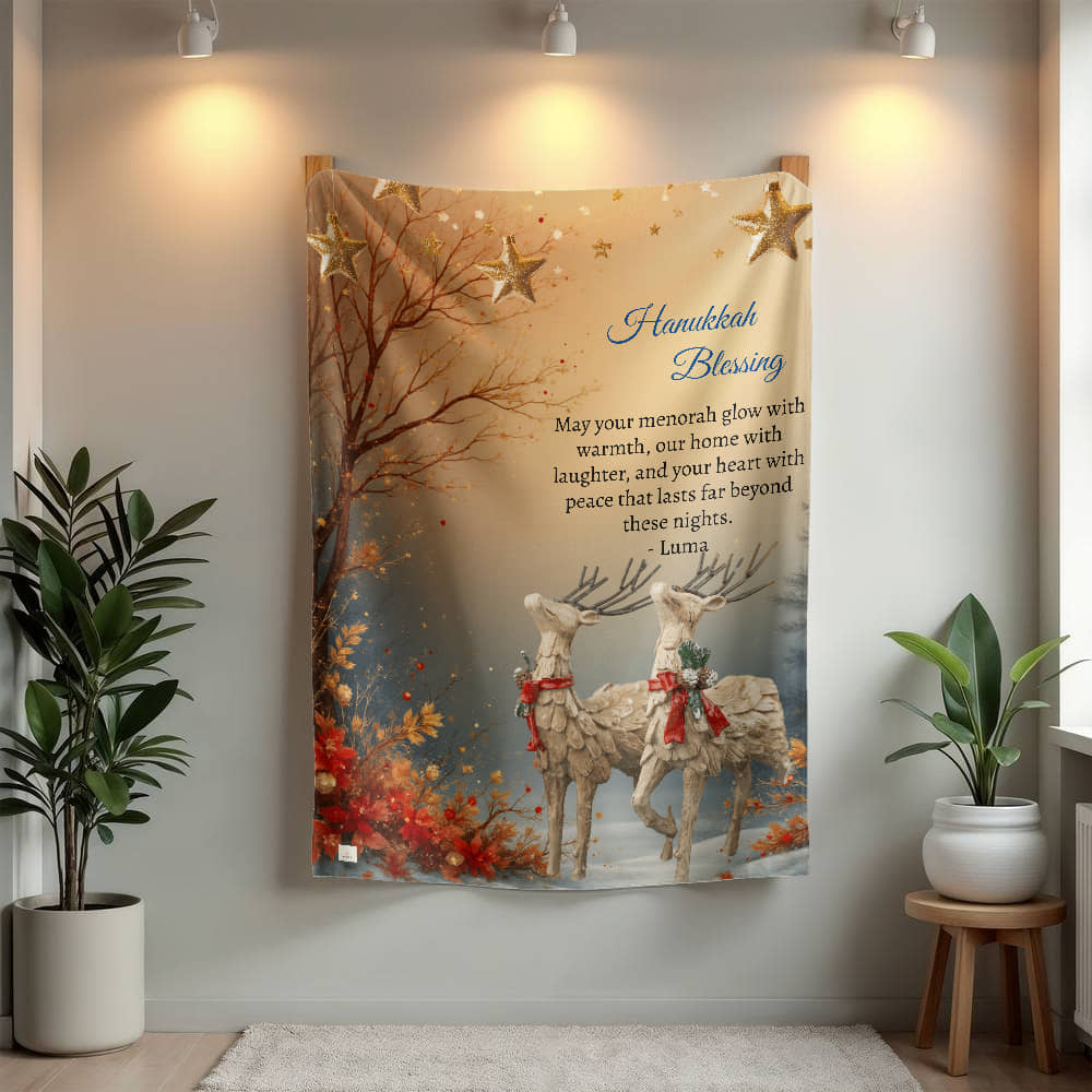 Hanukkah Blessing Blanket