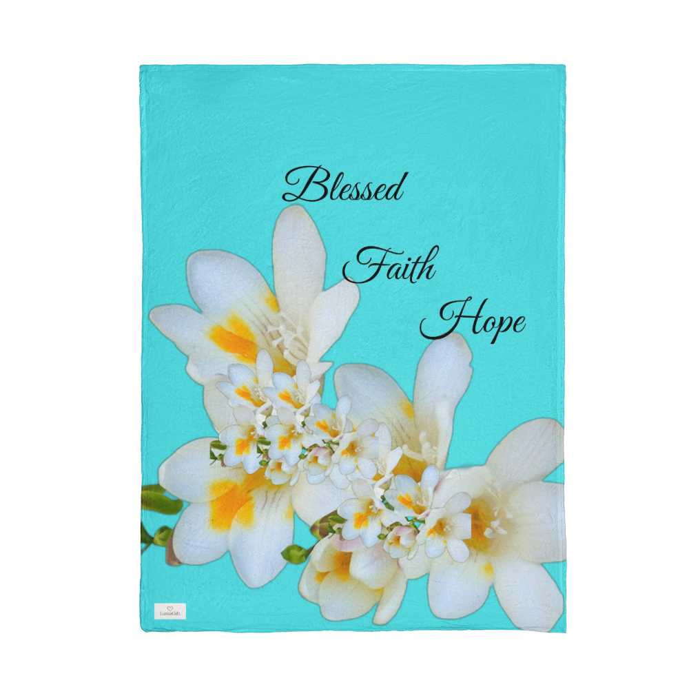 Blessed, Faith, & Hope Blanket