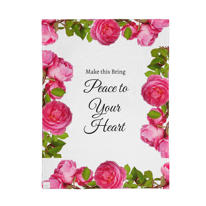 Roses Blanket - (May this bring peace to your heart).