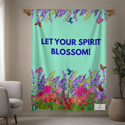 Let Your Spirit Blossom! Blanket