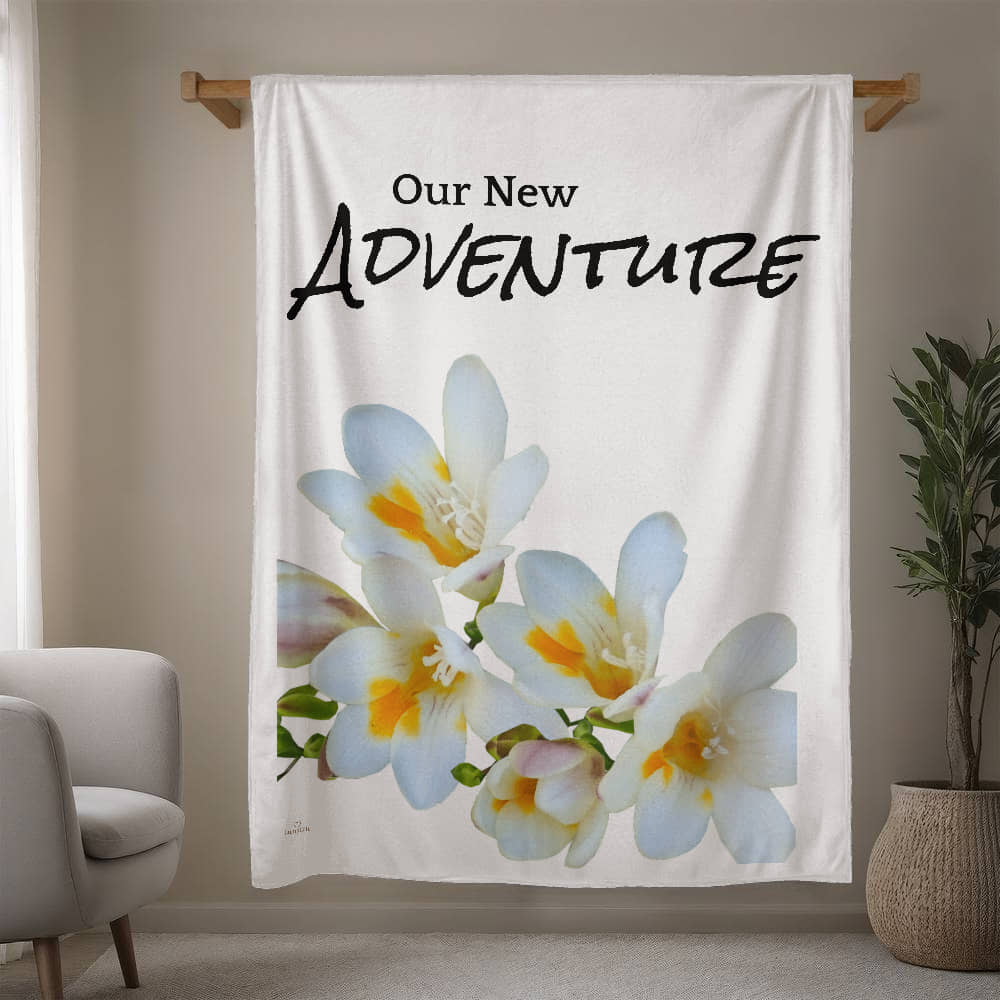 Our new Adventure (White - weddings, anniversaries, engagement)