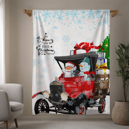 Santa & Snowman Blanket