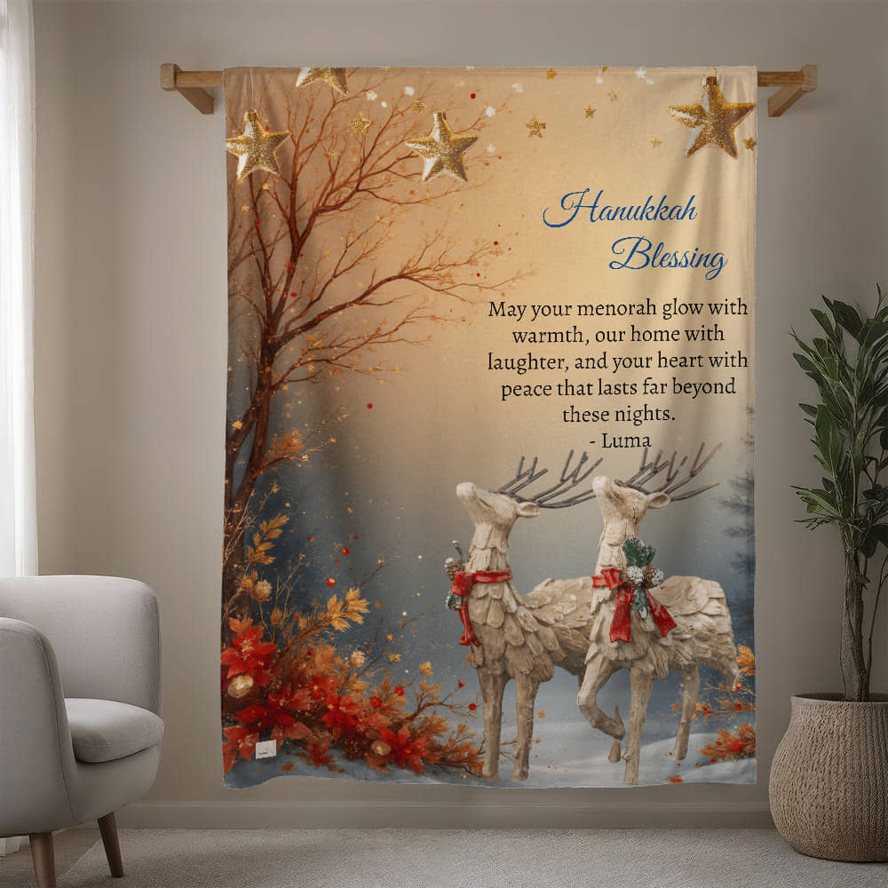 Hanukkah Blessing Blanket