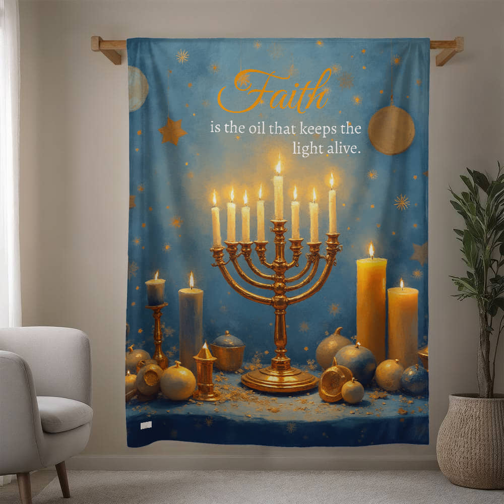 Faith is the oil that keeps the light alive.