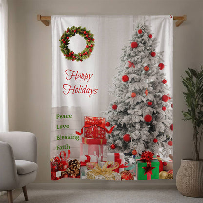 Merry Christmas Tree & Gift Blanket